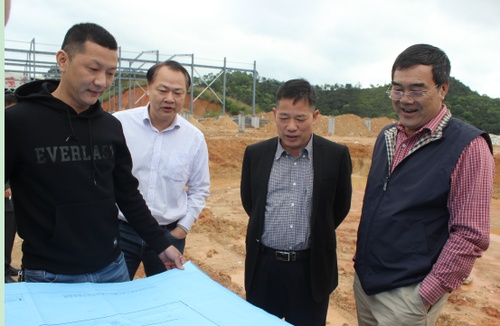 钟汉谋副市长调研我市石材废渣处理