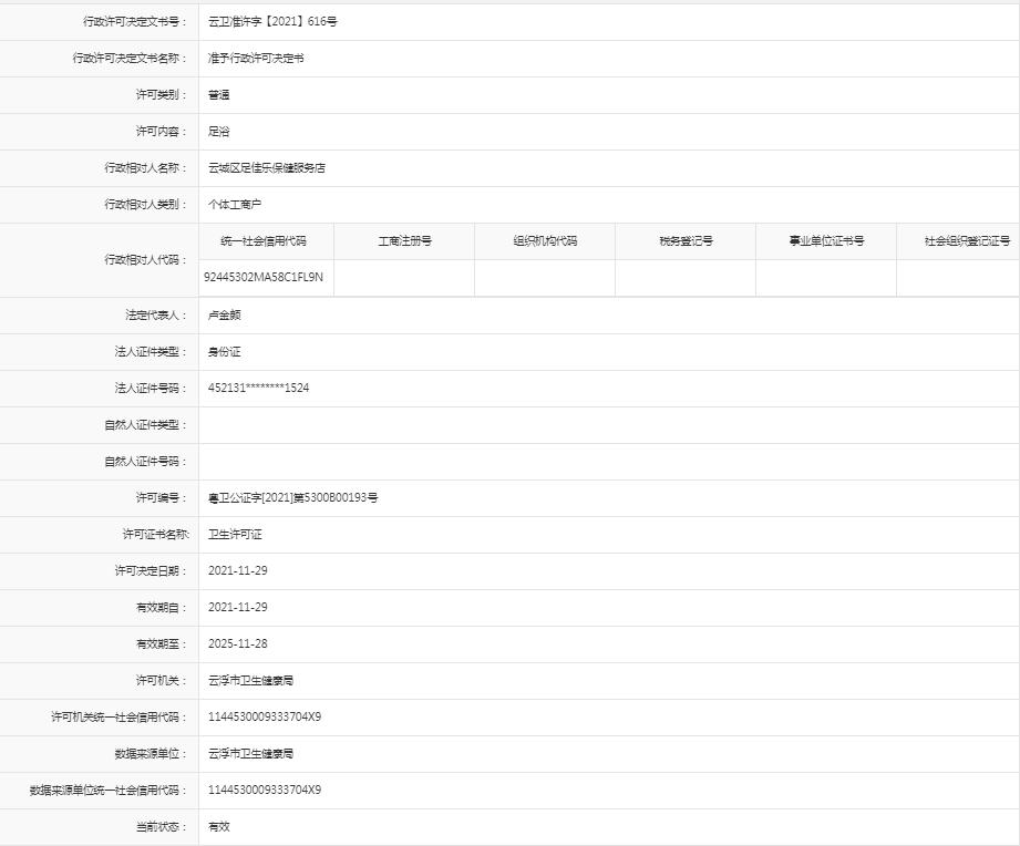 《公共场所》普通【云城区足佳乐保健服务店】.jpg